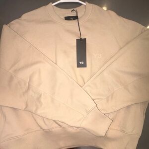 NWT!! Adidas Women's Y-3 by Yohji Yamamoto French Terry Crew Sweatshirt